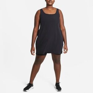 NEW Nike Plus Size Bliss Luxe Training Workout Dress with Built-In Bodysuit